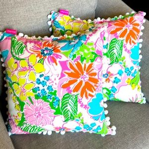 Lilly Pulitzer Target Indoor/Outdoor Throw Pillow Multi Color Floral Home Decor
